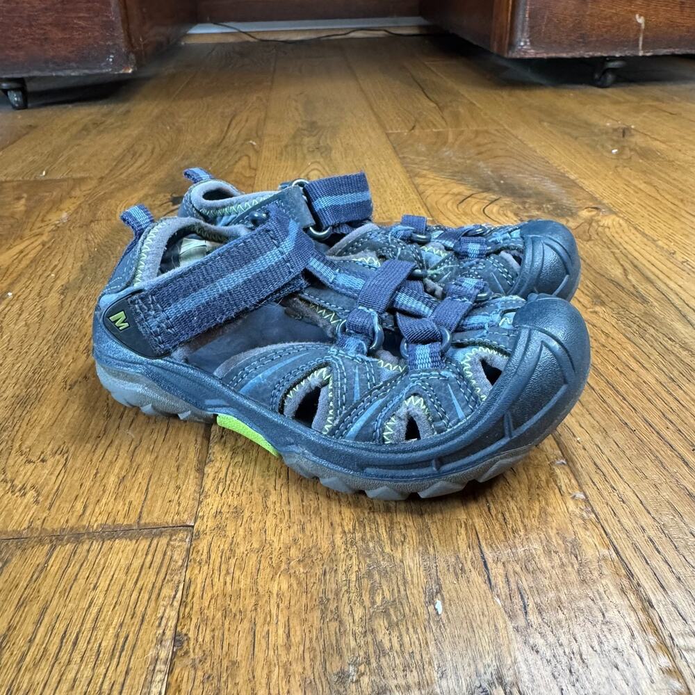 Merrell Hydro H2O Hiker Sandals Toddler Size 10W Blue Sport Water Shoes - Picture 4 of 5